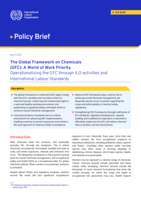 The Global Framework on Chemicals (GFC): a world of work priority: operationalizing the GFC through ILO activities and international labour standards
