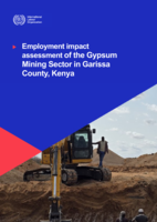Employment impact assessment of the gypsum mining sector in Garissa County, Kenya