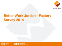 Better Work Jordan: factory survey 2014
