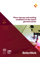 Piece rate pay and working conditions in the export garment sector