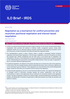 Negotiation as a mechanism for conflict prevention and resolution: positional negotiation and interest-based negotiation
