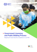 Government licensing and public bidding process: mapping for social security compliance in Lao PDR