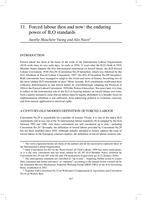 Forced labour then and now: the enduring power of ILO standards