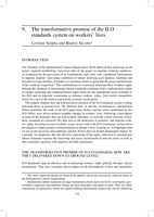 The transformative promise of the ILO standards system on workers’ lives