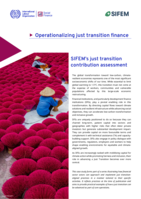 Operationalizing just transition finance: SIFEM’s just transition contribution assessment