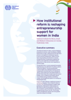 How institutional reform is reshaping entrepreneurship support for women in India: National Institute for Micro, Small and Medium Enterprises (ni-msme), Hyderabad, India