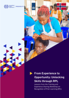 From experience to opportunity: unlocking skills through RPL: lessons from the training and experience sharing workshop on Recognition of Prior Learning (RPL)