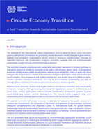 Circular economy transition: a just transition towards sustainable economic development