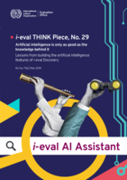 Artificial intelligence is only as good as the knowledge behind it: lessons from building the artificial intelligence features of i-eval Discovery