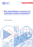 Why social dialogue is necessary for sustainable economic development: exploring peak-level social dialogue in alternative scenarios