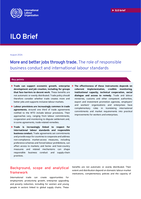 More and better jobs through trade: the role of responsible business conduct and international labour standards