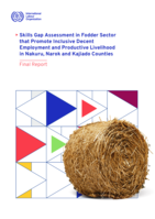 Skills gap assessment in fodder sector that promote inclusive decent employment and productive livelihood in Nakuru, Narok and Kajiado counties: final report