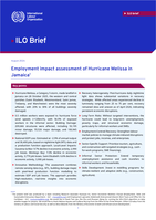 Employment impact assessment of Hurricane Melissa in Jamaica
