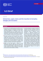 Enterprises, supply chains and the transition to formality : linkages and innovation
