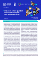 Innovando para la Igualdad: transformación digital de la protección social