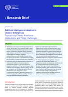 Artificial Intelligence adoption in Chinese enterprises: productivity effects, workforce implications, and policy challenges
