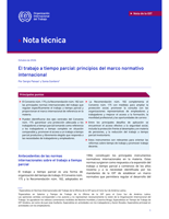 El trabajo a tiempo parcial: principios del marco normativo internacional