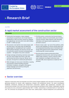 A rapid market assessment of the construction sector